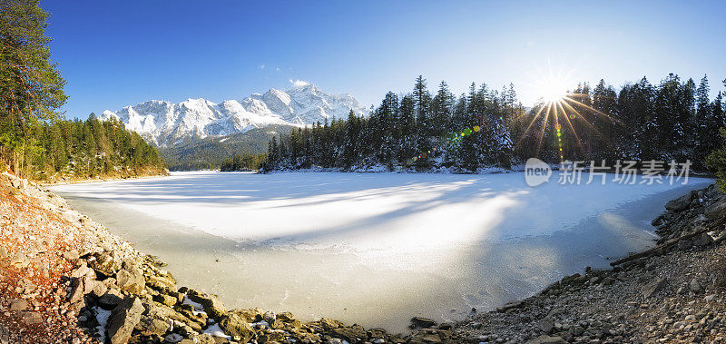 Zugspitze和Eibsee - garmisch partenkirchen, Bavaria